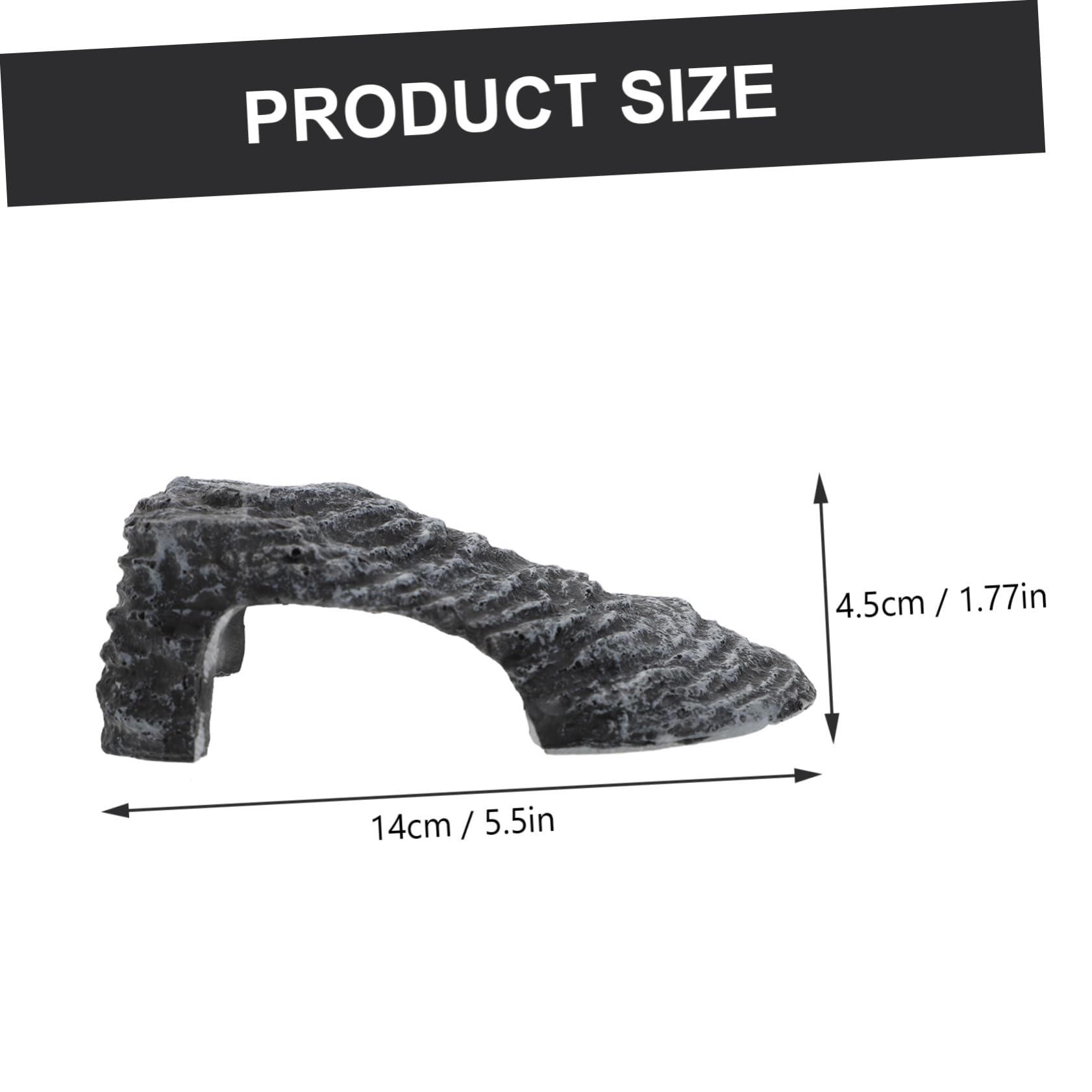 Totority 1pc Resin Turtle Basking Platform Reptile Climbing Decor Reptile Tank Basking Rock