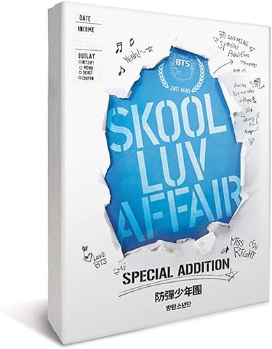 Big Hit Entertainment BTS Bangtan Boys - [Reedición] Skool Luv Affair (edición especial) 1CD+2DVD+Juego de tarjetas de fotos extra
