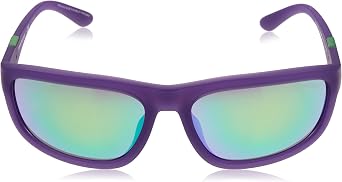 Emporio Armani EA4183U Sunglasses, Matte Purple Opal / Gray Green Mirror Lens, 64