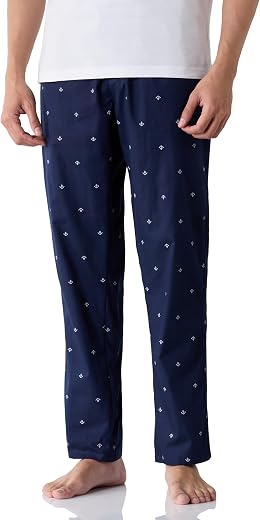 Amazon Brand - Symbol mens 100% Cotton Pyjama/Lounge Pants |Regular Fit | Printed | Available in Plus Sizes