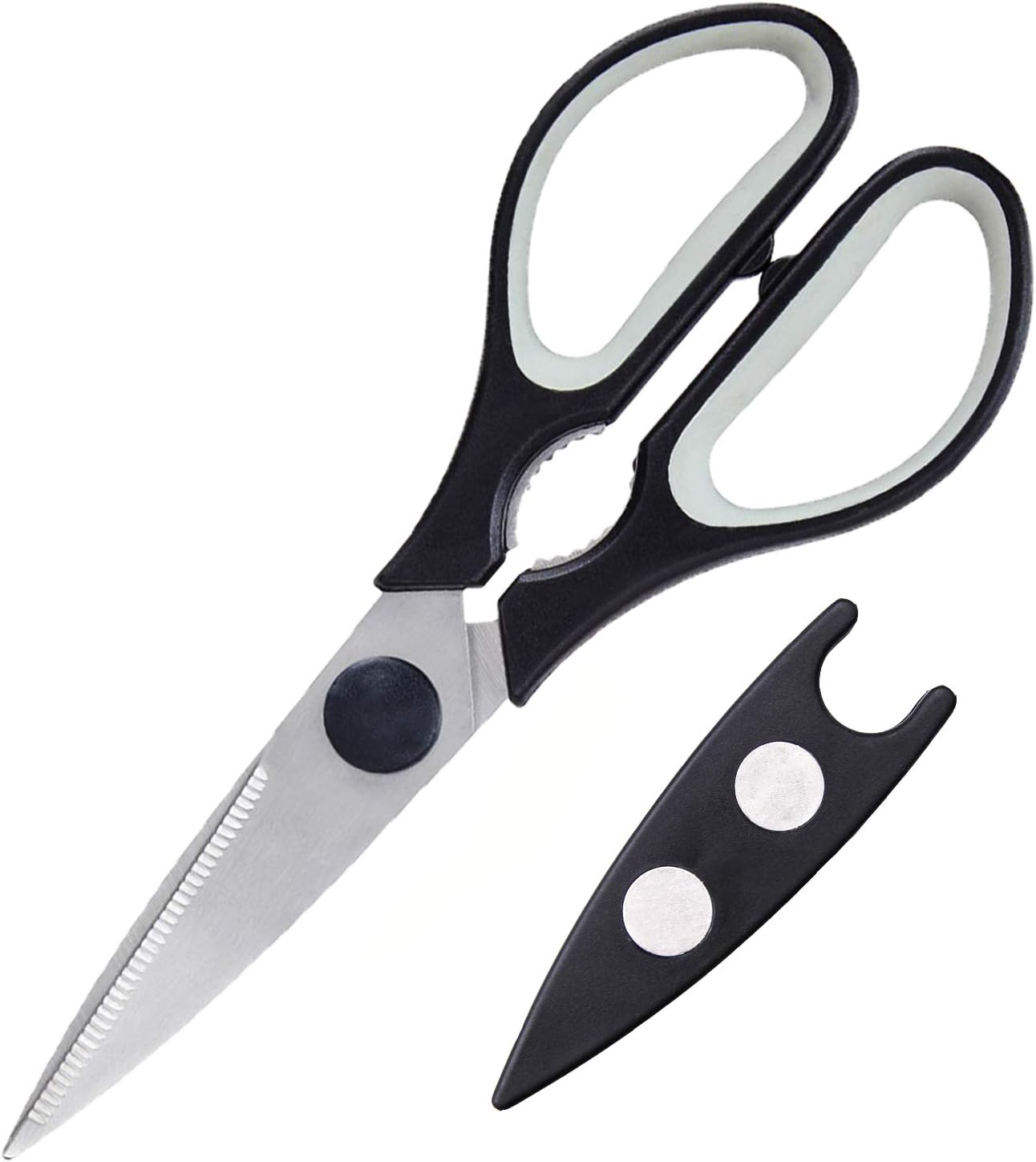 KAGEN multi-purpose kitchen scissors with non-slip handle and case