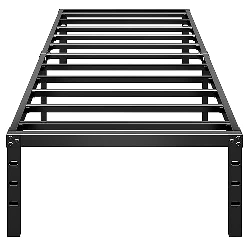 HLIPHA Metal Platform Bed Frame 18 Inch Tall,No Box Spring