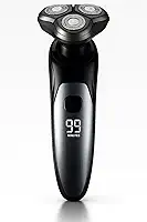 Barbeador Elétrico Recarregável Masculino - Sem Fio Multifuncional para Barba Bigode Rosto Corpo Saco Aparador de Pelos Completo Compacto Portátil com Pentes Leve Ergonômico Preciso 127/220v