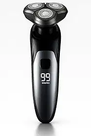 Barbeador Elétrico Recarregável Masculino - Sem Fio Multifuncional para Barba Bigode Rosto Corpo Saco Aparador de Pelos Completo Compacto Portátil com Pentes Leve Ergonômico Preciso 127/220v