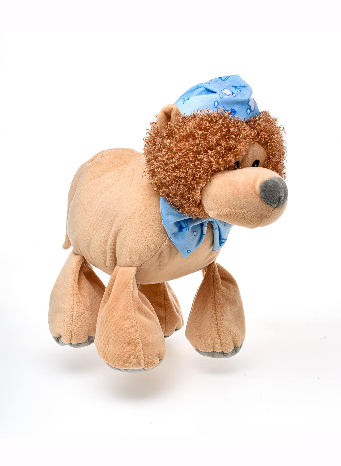 BABY LEON MD 2 COL 30CM ( Baby Lion with Blue Cap)
