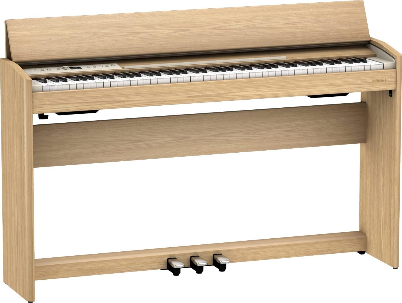F701 Contemporary Compact Digital Piano Light Oak: Piano