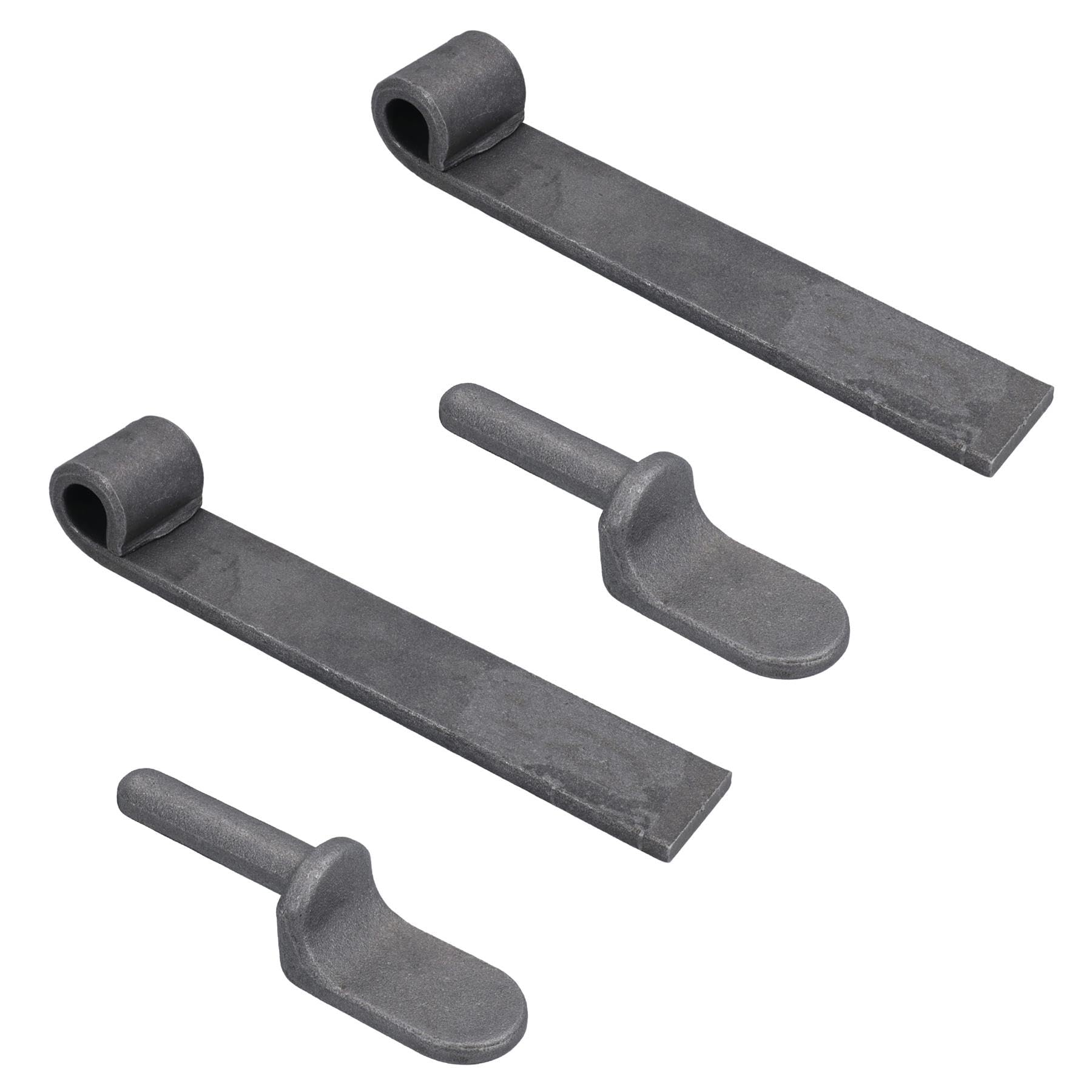 AB Tools Tailgate Straight Hinge 150 X 30mm + 12.5mm Weld On Gudgeon Pin Self Colour 2Pk from B&Q