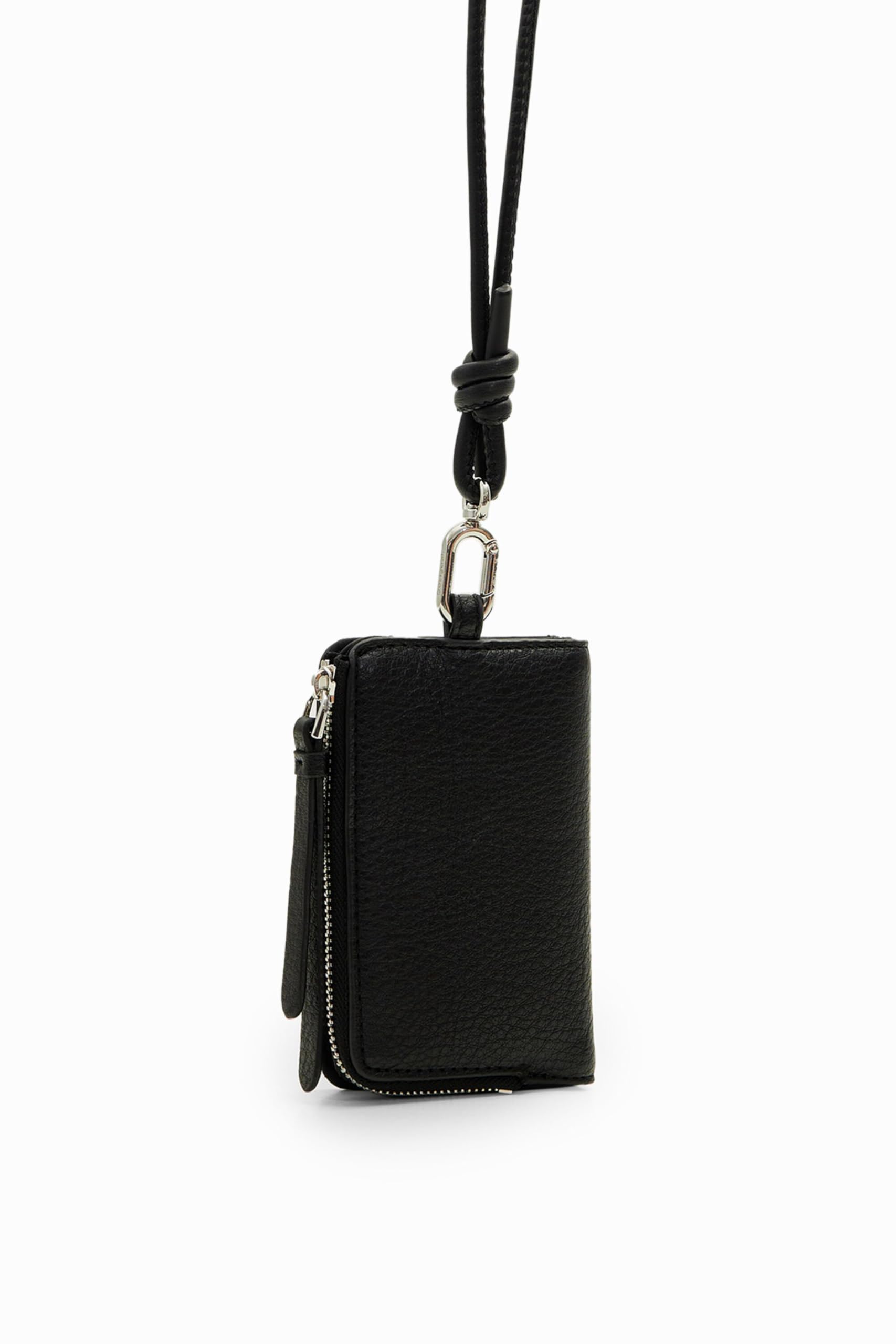 Desigual Women's PU Small Wallets – Sleek & Compact In Classic Black - View #4