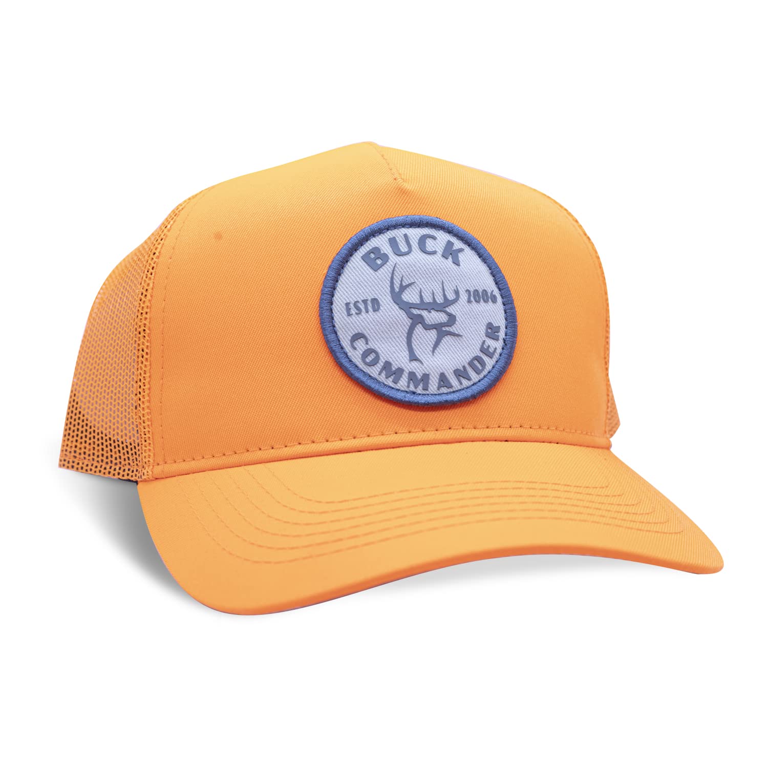 BUCK COMMANDERStandard Snapback Hat, Black/White, 7" - 7 3/4"