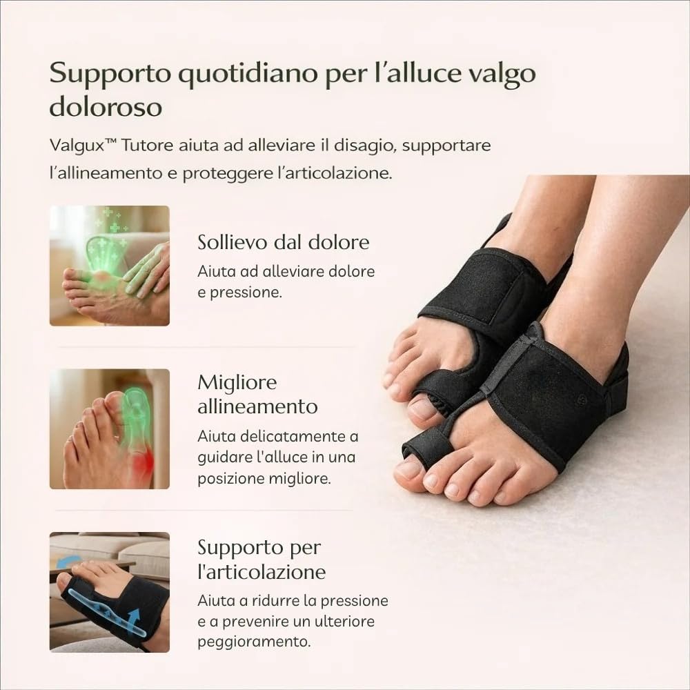 SWZEC Ortolex Valgux Tutore(1 PAIO)