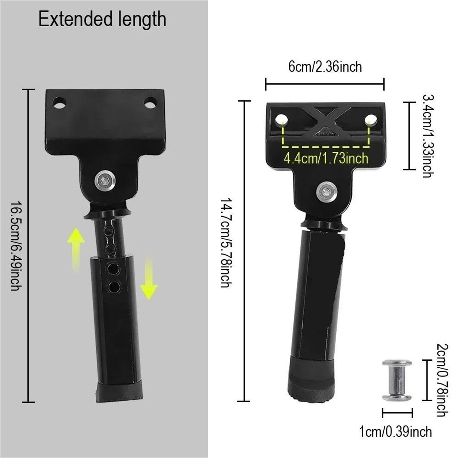 Soporte de estacionamiento for Patinete eléctrico for IN-OKIM OXO OX, Soporte de pie con Tornillo Mejorado, Kit de extensión Ajustable en Altura