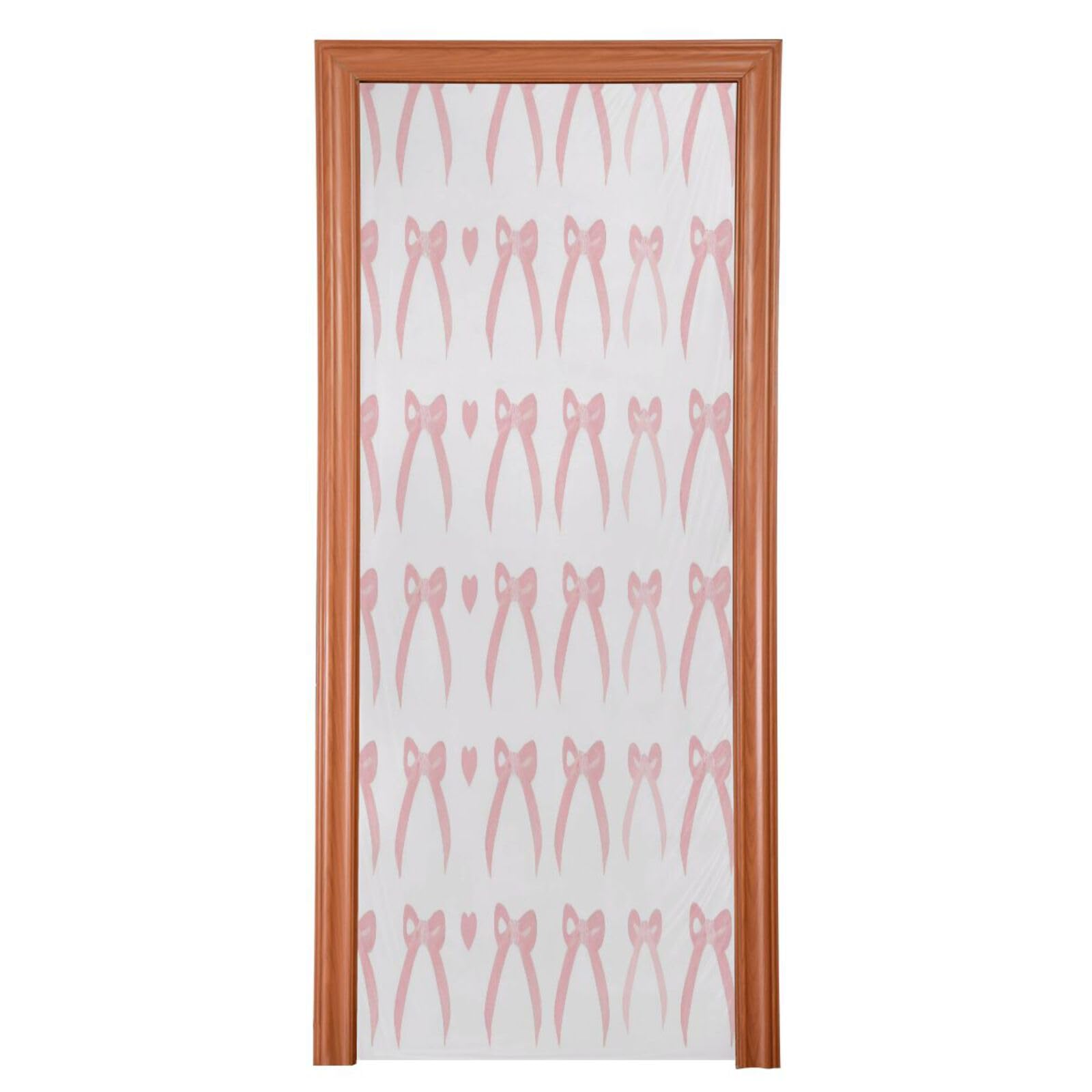 FLildon Cute Bows Door Cover Decoration, Party Accessory Porch Decor for Festive Ornament Room Door Covers 35 x 79 Inch