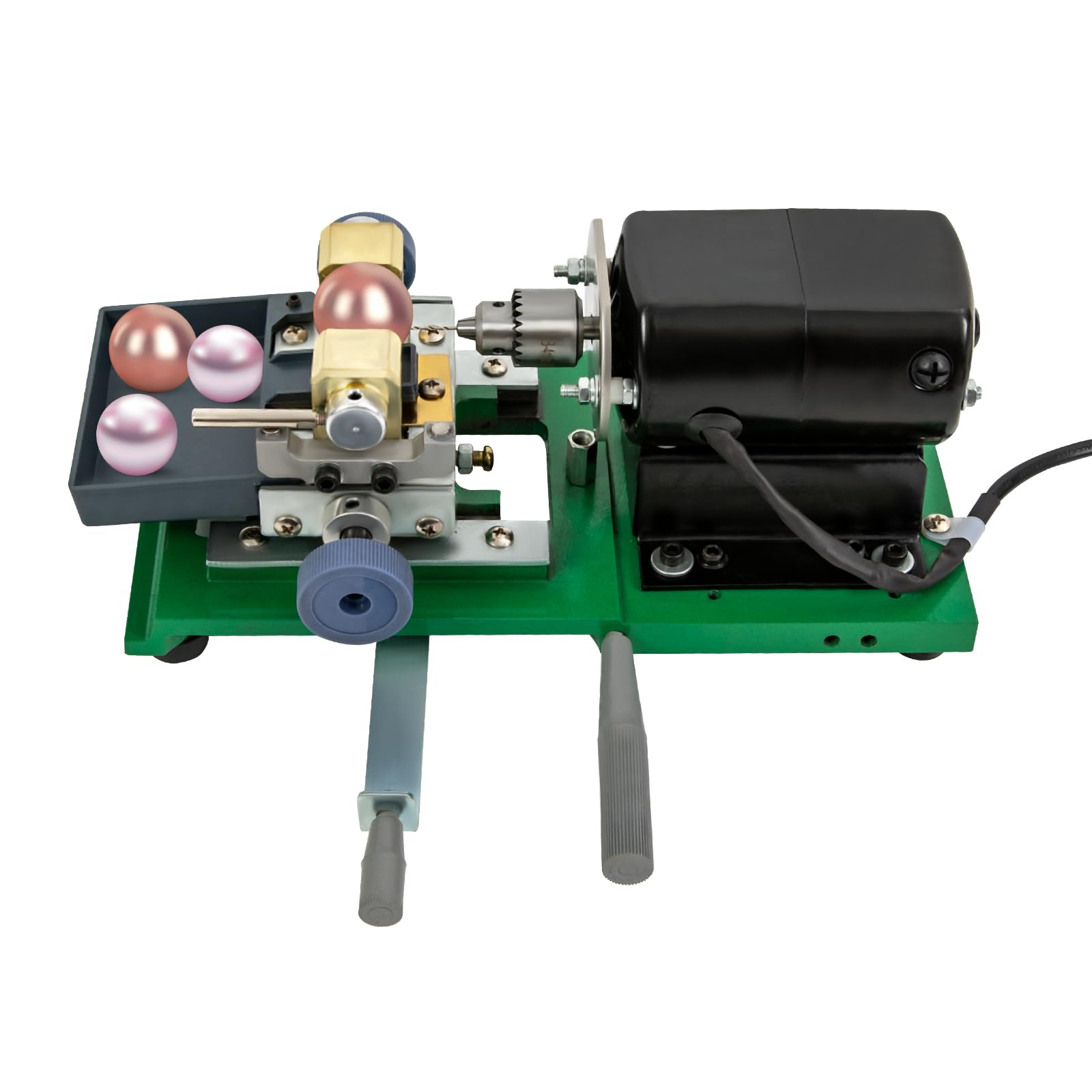 Schmuck Profi Perlen Bohrmaschine Perle Jade Stufenlos Bohren Bohrmaschine Bohrer Werkzeuge 220V 500-15000rpm Geschwindigkeit 0,16-1,4Zoll Perforierte Perle Größe