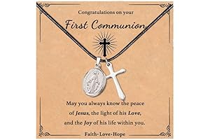 Unique First Holy Communion Gifts For Boys Cross Necklaces