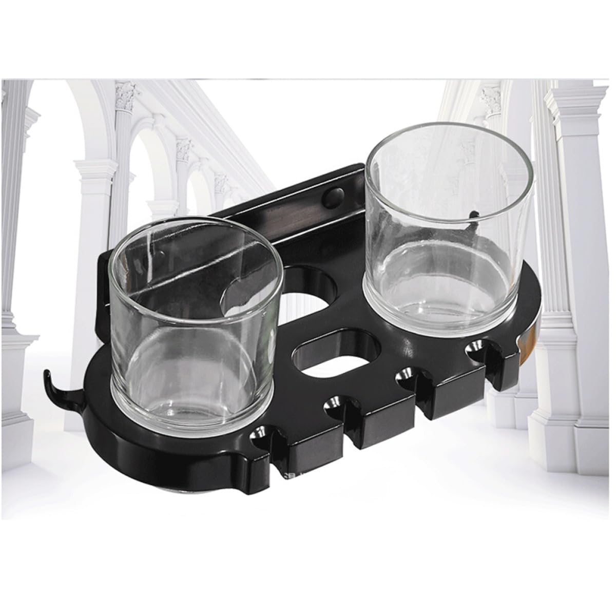 Cabilock portacepillos de Soporte para Cepillo de Estante para cepillos de Porta Cepillo de Copa de