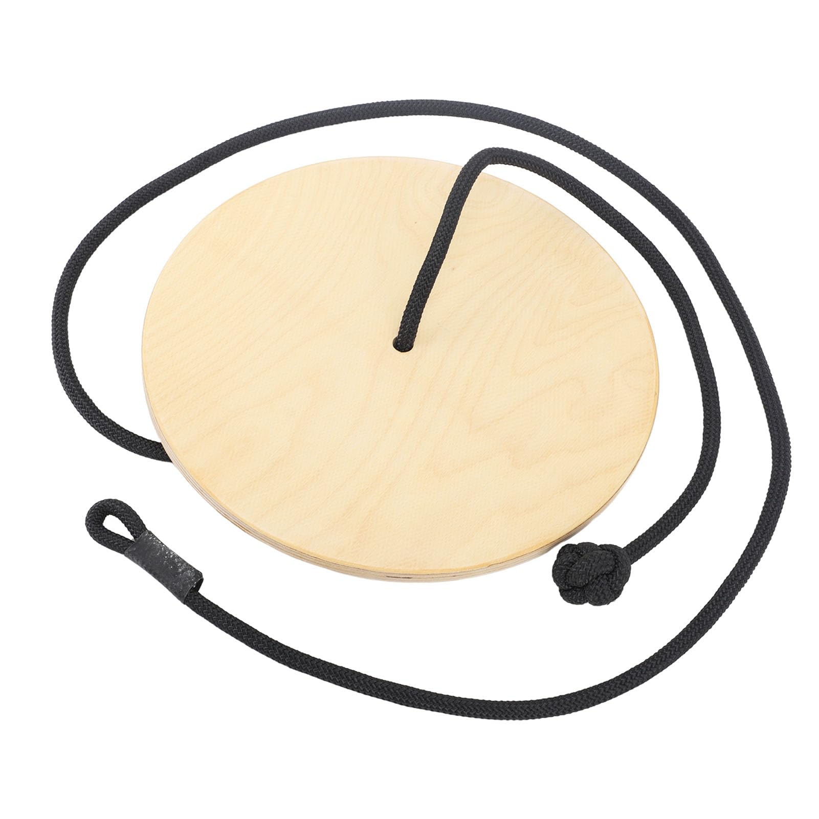 Balançoire en Corde à Disque en Bois, balançoire Ronde pour Arbres, adaptée aux Enfants et aux Adultes, balançoire d’entraînement à l’équilibre en Bois de Bouleau Robuste et