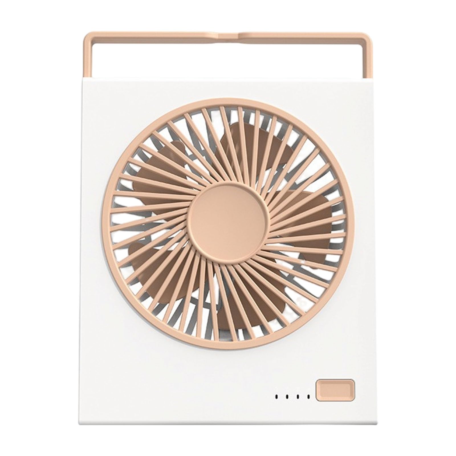 TAZIZI Practical Table Fan with Quiet Operations Rechargeable Air Cooling Fan ABS Texture Desk Perfect for or Travel Wall Mountable