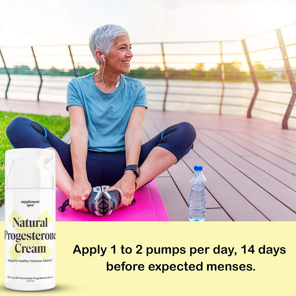 Supplement Spot Natural Progesterone Cream for Women Micronized