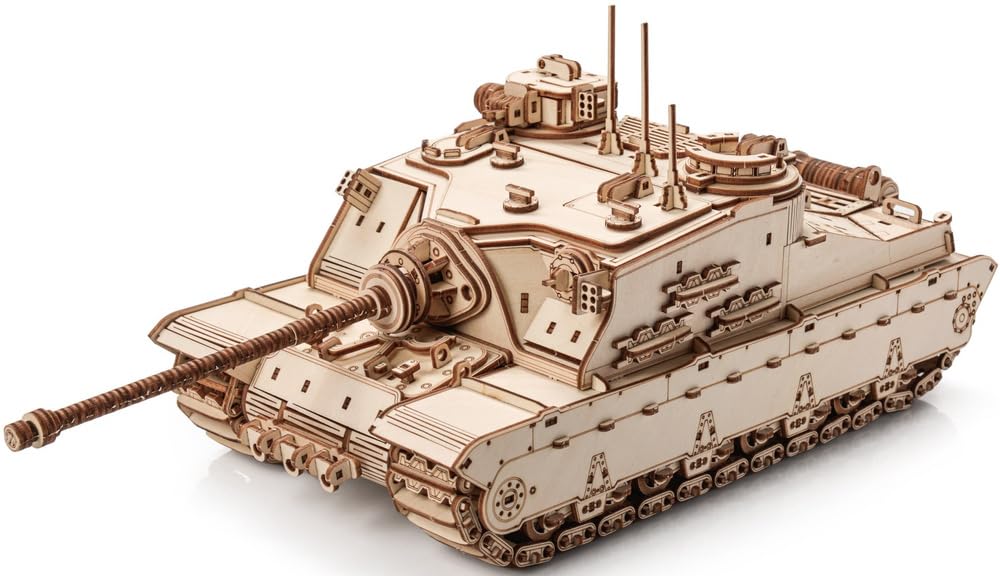 little story World of Tanks Panzer model drewniany 3D, opancerzony samochód bojowy, oficjalny model licencji montażowej, DYI, maszyna wojenna, zabawka edukacyjna dla dzieci, czołg w