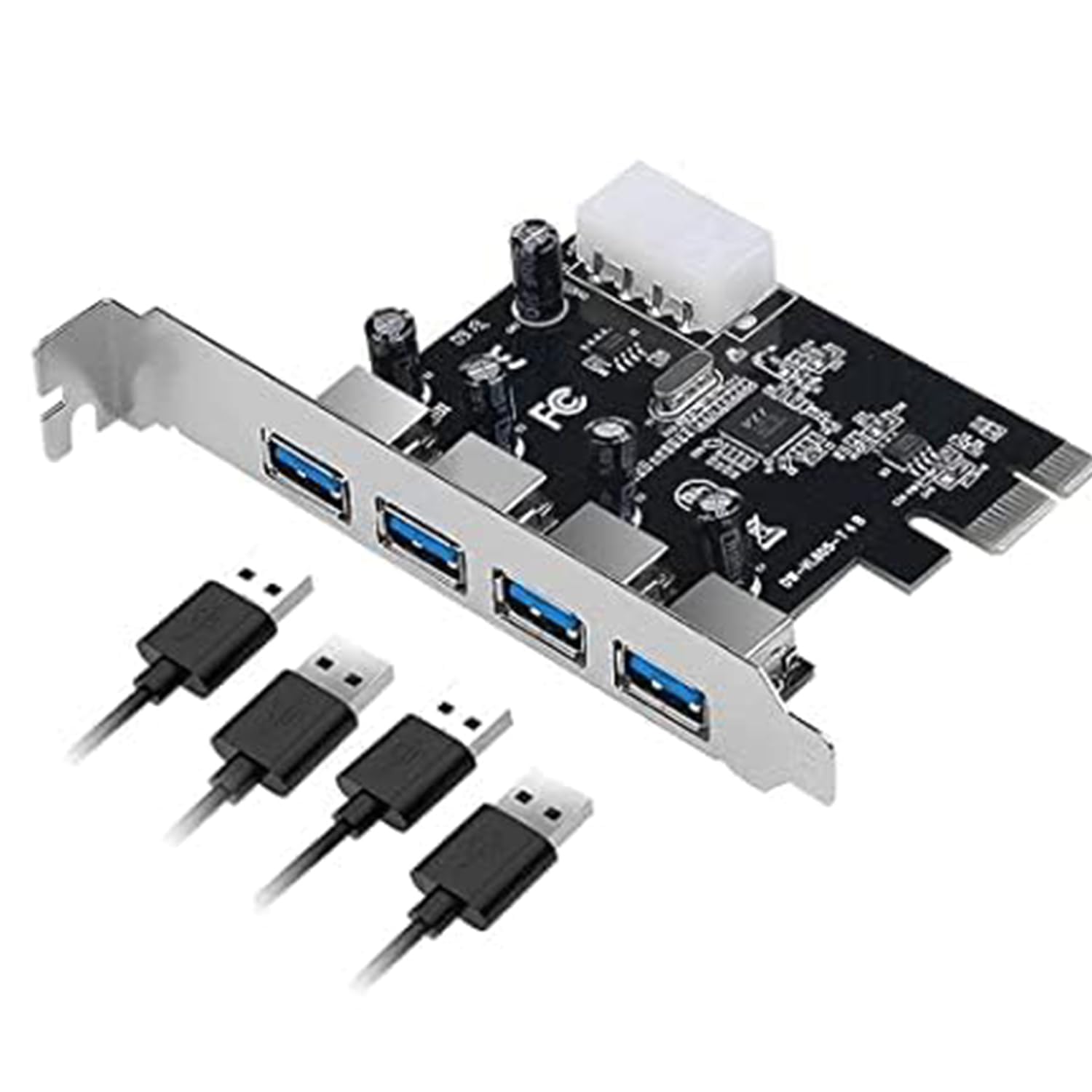 PremiumAV 4-Port USB 3.0 PCIe Expansion Card – High-Speed 5Gbps USB Adapter for Desktop PC – Internal PCI Express Interface for Windows 11/10/8/7-image-38
