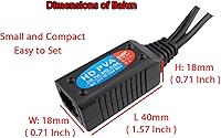 Vista 6 de Evertech 20 pares (40 piezas) 8MP HD-CVI AHD TVI y analógico pasivo video audio audio Balun transmisor de datos a través de cable UTP