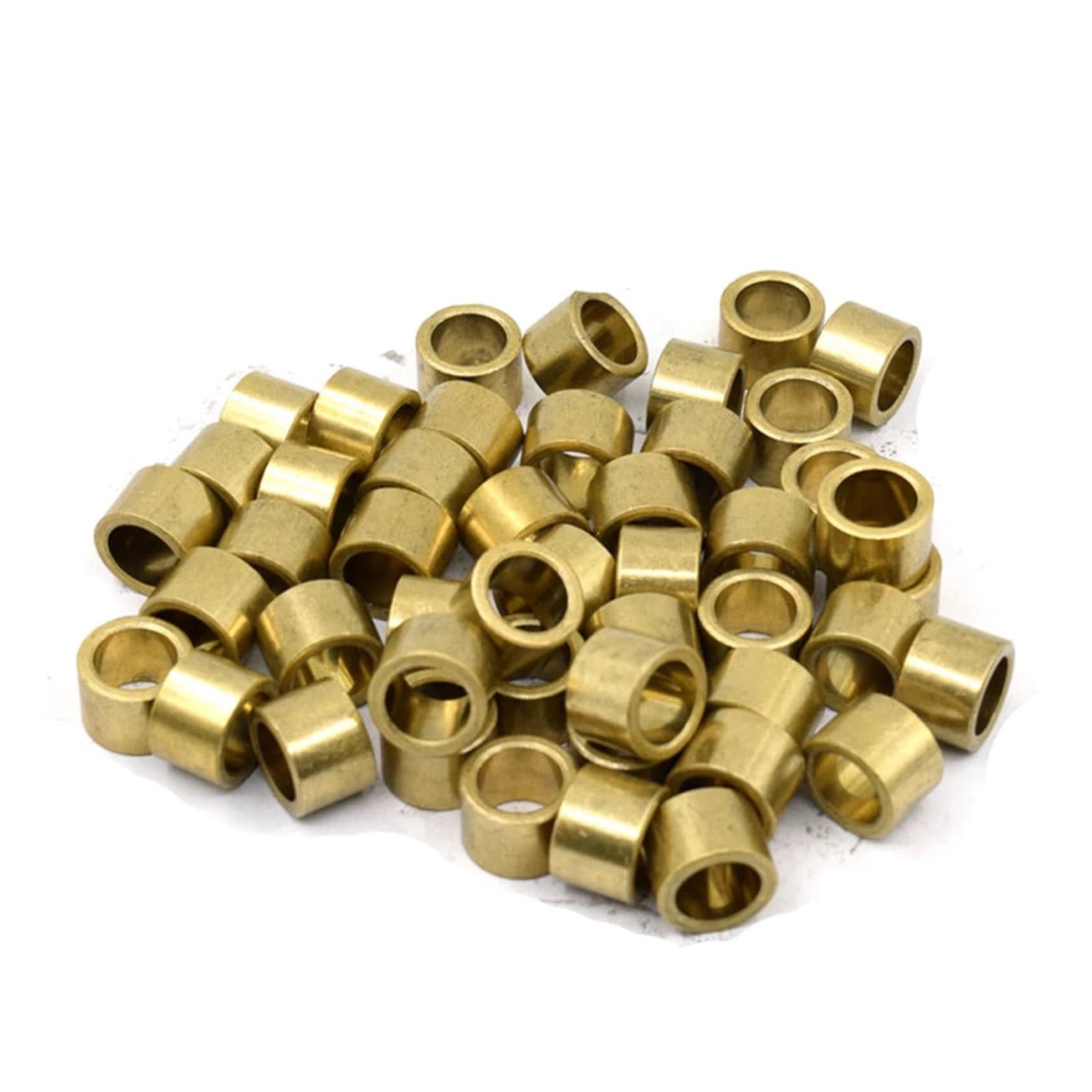 Manicotto dell'albero in Ottone 4/10 Pezzi Boccola Guida in Bronzo for Cuscinetti porosi, Diametro Interno 4 mm, 4 x 6 x 4, 4 x 8 x 4, 5, 6, 8, 10 mm, Base in Rame di precisione(10pcs,4X6X5)