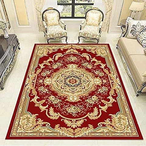 LOXZJYG Living Room Bedroom Carpet Persian Style Printed Area Rug Bedroom Hotel Rectangular Traditional Hotel Nonslip Washable Floor Mat Cover