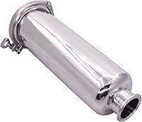 Vista 15 de DERNORD Filtro Tri-Clamp de 1.5 Pulgadas - Accesorios Sanitarios SS304 Colador Recto en Línea con Pantalla de Acero Inoxidable de Malla 100