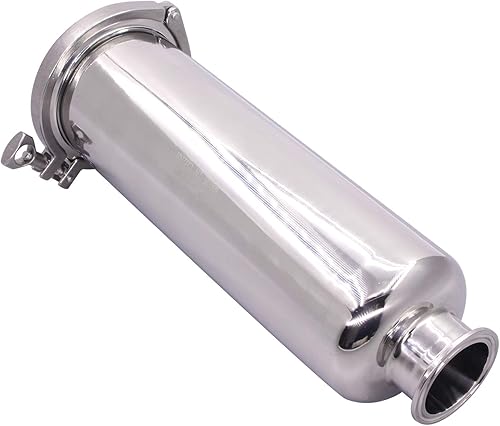 Miniatura 15 de DERNORD Filtro Tri-Clamp de 1.5 Pulgadas - Accesorios Sanitarios SS304 Colador Recto en Línea con Pantalla de Acero Inoxidable de Malla 100