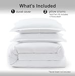 Lane Linen Duvet Cover Twin XL Set, 2 Piece - White | Fade Resistant, Guest Bed, Birthday Gift, Wrinkle Resistant, Everyday Use, Classic Look, Shrink Free, Holiday Gift, Spring