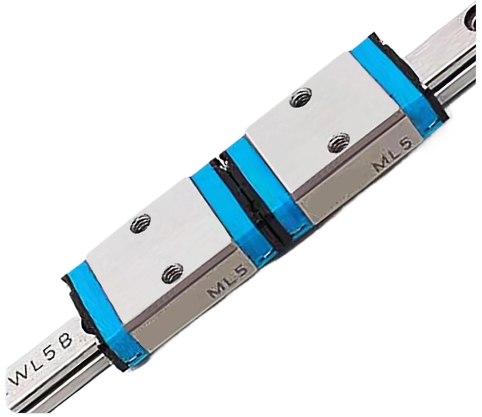 QfUxYYSLD 1pcs ML5 Linear Block Guide Linear Bearing Slide(90mm(Only Rail))