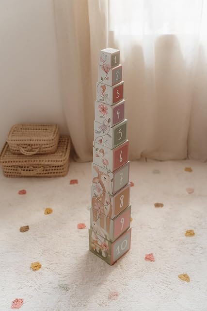 Foto 8 de 8 de Little Dutch 7339 - Cubo apilable en forma de torre - Jardín de hadas rosa