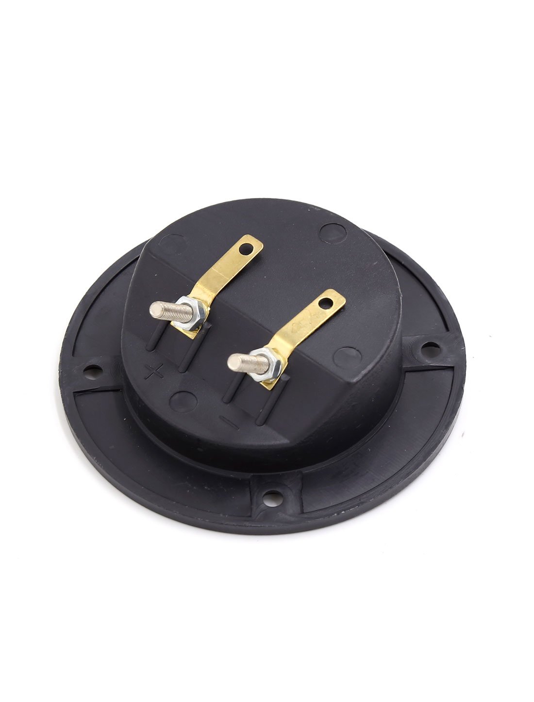 Bornier Haut-parleur Uxcell - 2 Bornes à Vis, Diamètre 3.5 Pouces - Lot De 2 Pièces