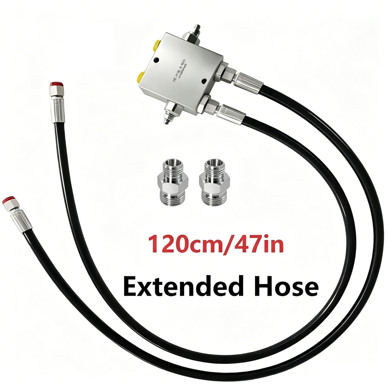 AMONIDA Kit Valvola Ammortizzatore per Miniescavatore da 120 Cm per Tecnici di Riparazione di Miniescavatori Sostituzione Diretta Parti Usurate Del Motore Girevole Idraulico