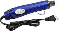 Pistola de calor, mini pistola de ar quente para artesanato faça você mesmo, ferramenta de pistola de ar quente portátil para gravação em relevo, embalagem retrátil, tinta de secagem