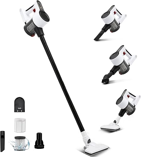 Aspiradora inalámbrica, aspiradora de mano ligera recargable, aspiradora portátil para el hogar, pelo de mascotas, alfombras y limpieza del