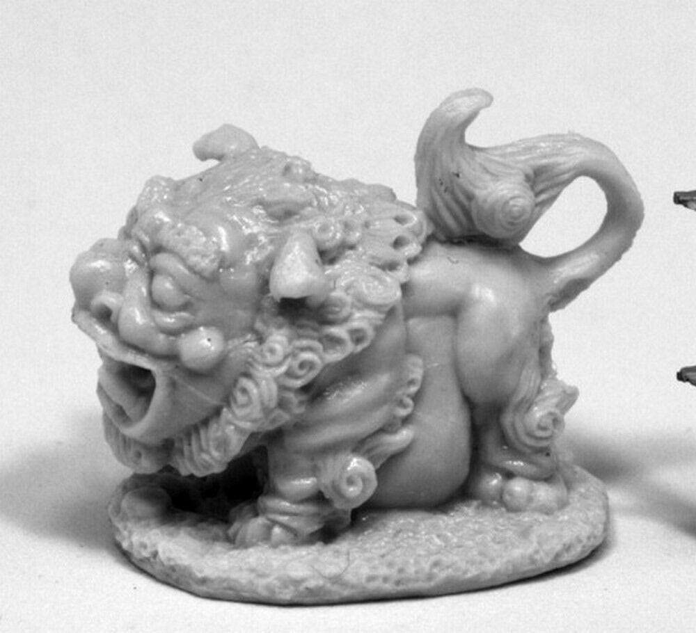 Reaper Bones: Foo Dog Gigante - Cane Guardiano In Resina Per D&D E Giochi Di Ruolo (77410)