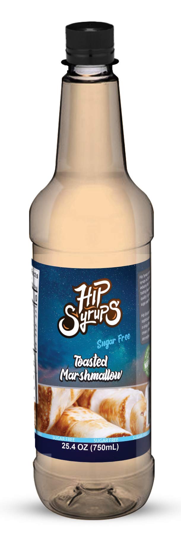 Hip Syrups - Toasted Marshmallow Sugar Free Syrup Designed for Coffee, Hot Cocoa, Toasted Marshmallow Flavoring, Zero Calorie Flavoring, Keto Friendly, Sugar Free