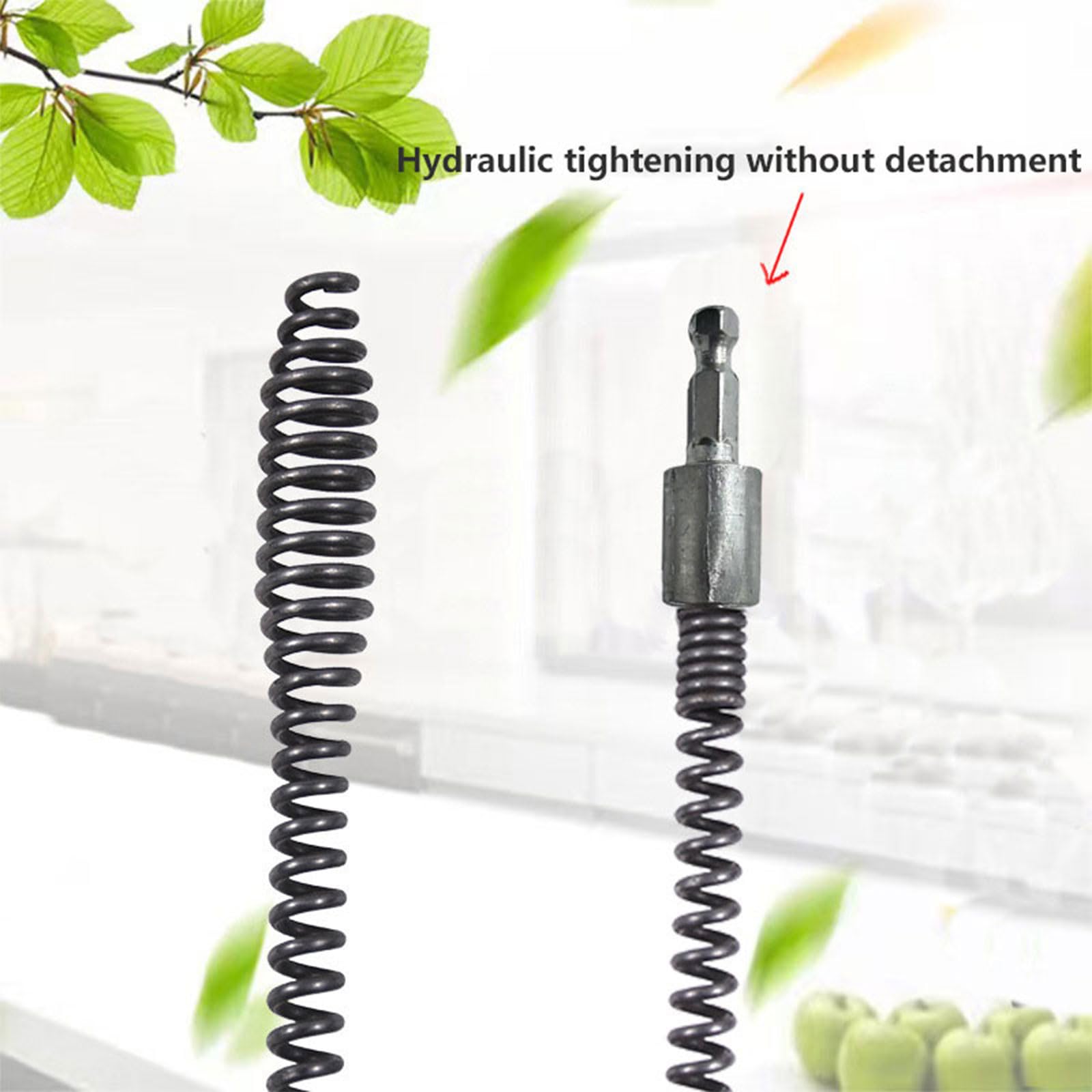 Molla di sgombero elettrica sicura del tubo elettrico Molla di sblocco di scarico elettrica multipla eccellente per la manutenzione degli impianti idraulici domestici Attrezzatura di pulizia