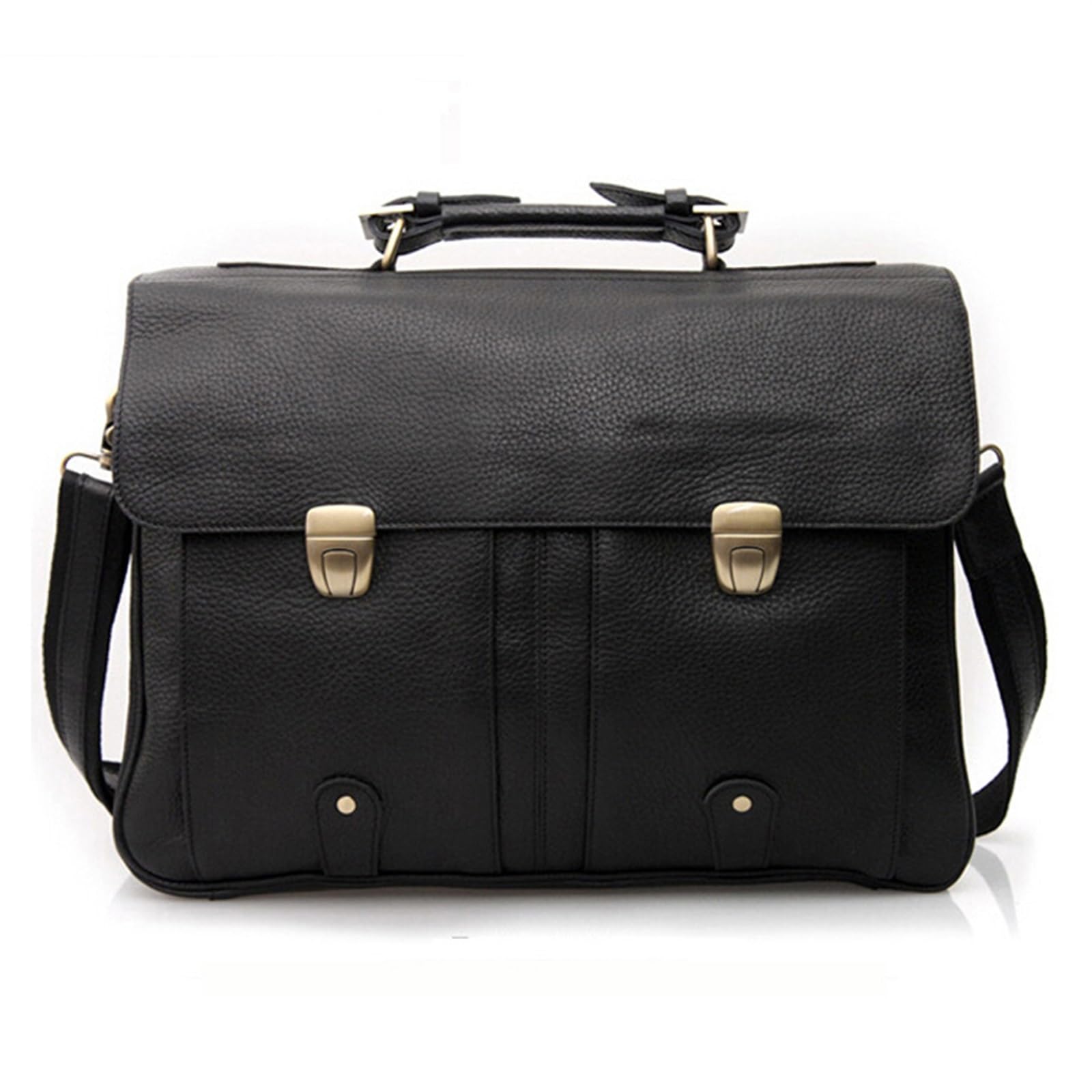 Cartella da Uomo Valigetta in Pelle Borsa da Lavoro da Uomo Portadocumenti da Uomo Borsa for Laptop da 15,6 Pollici in Pelle Borsa da Ufficio Borsa Grande