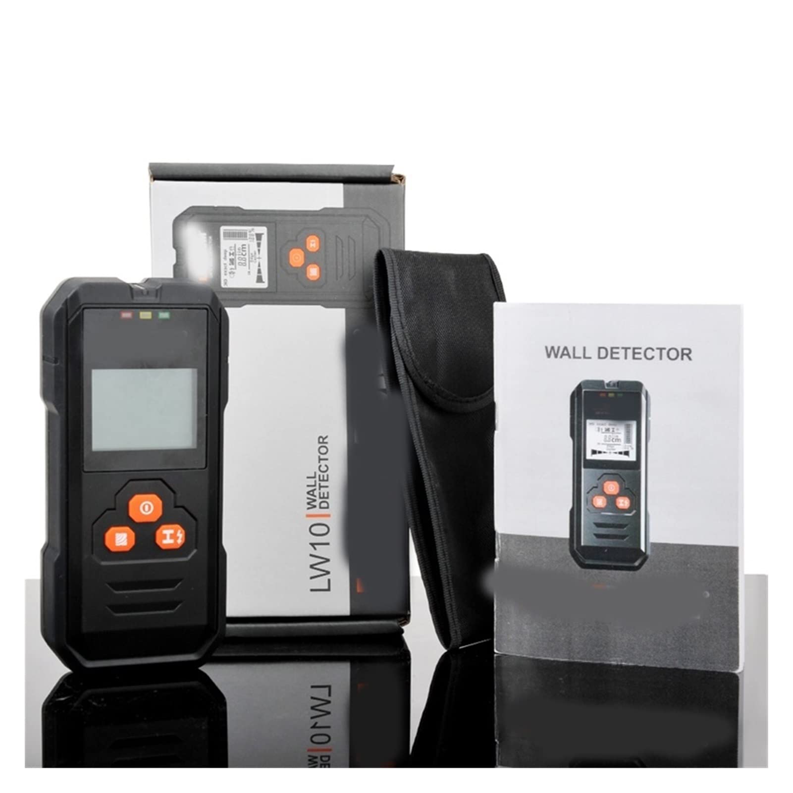 Wykrywacz metalu, Wykrywacz metalu Wyszukiwarka cyfrowa ścienna Skaner Drewno AC. Napięcie na żywo Handheld. LCD Screen Stud Finder Tester Home