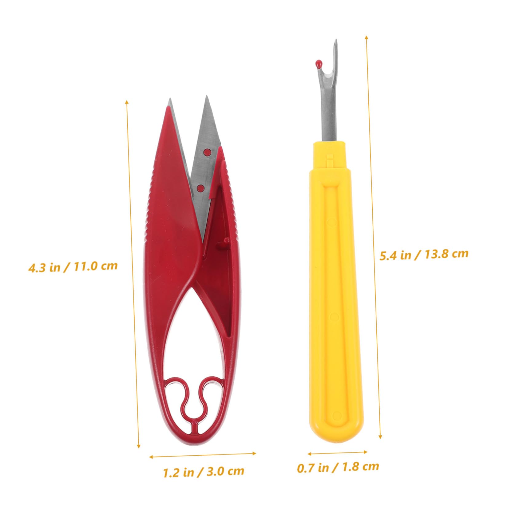 Gadpiparty 5 Set Set Taglia Asole Cuciture Tagliacuci Annata Kit di Cucito Mano Tessuto Cucire Strumento di Threading Dispositivi di Rimozione del Cucito Strumenti di Cucito Creativo Plastica