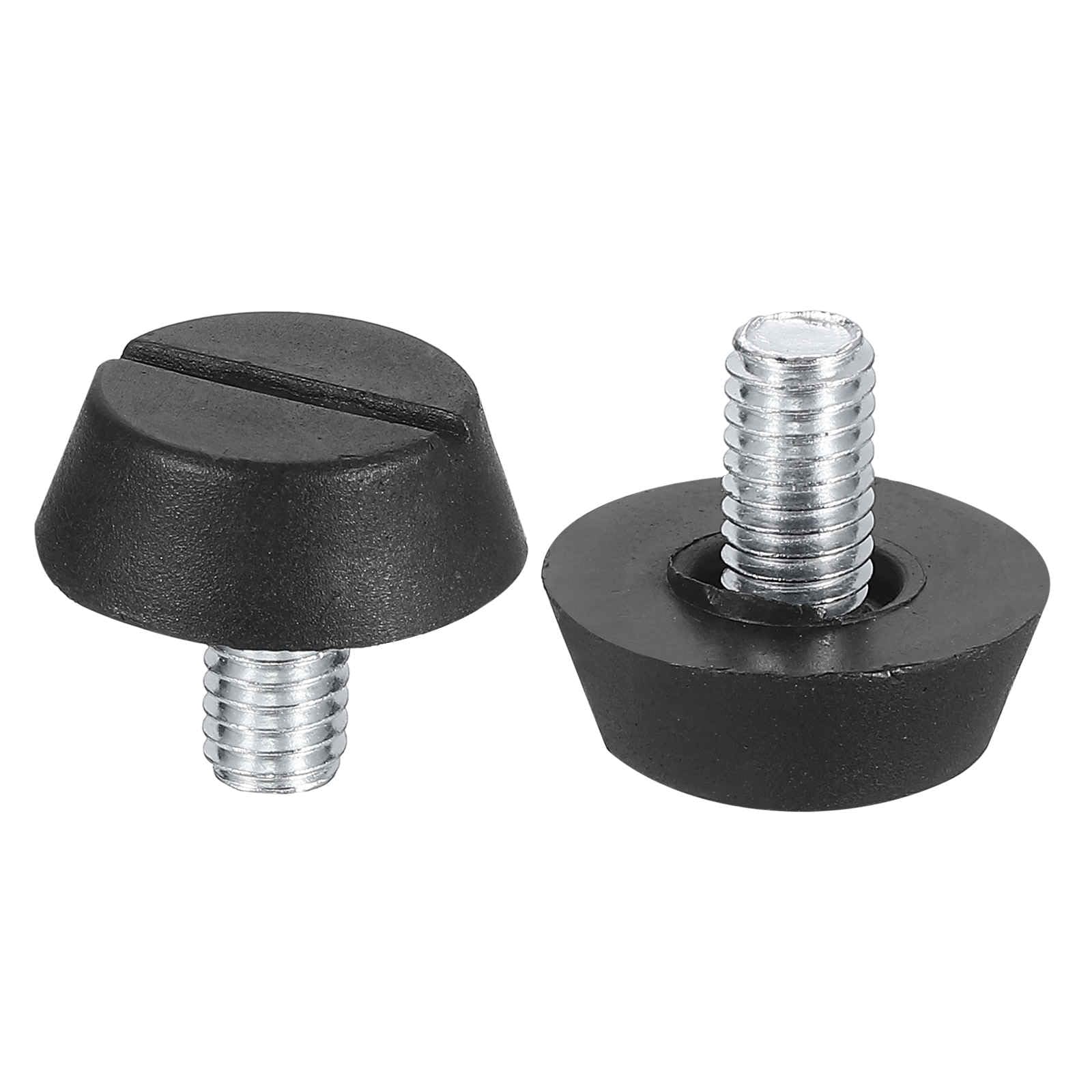 DTGN M6x10x20mm(DxLxOD) Screw on Furniture Glide Leveling Feet, 20Pack, Good for Furniture