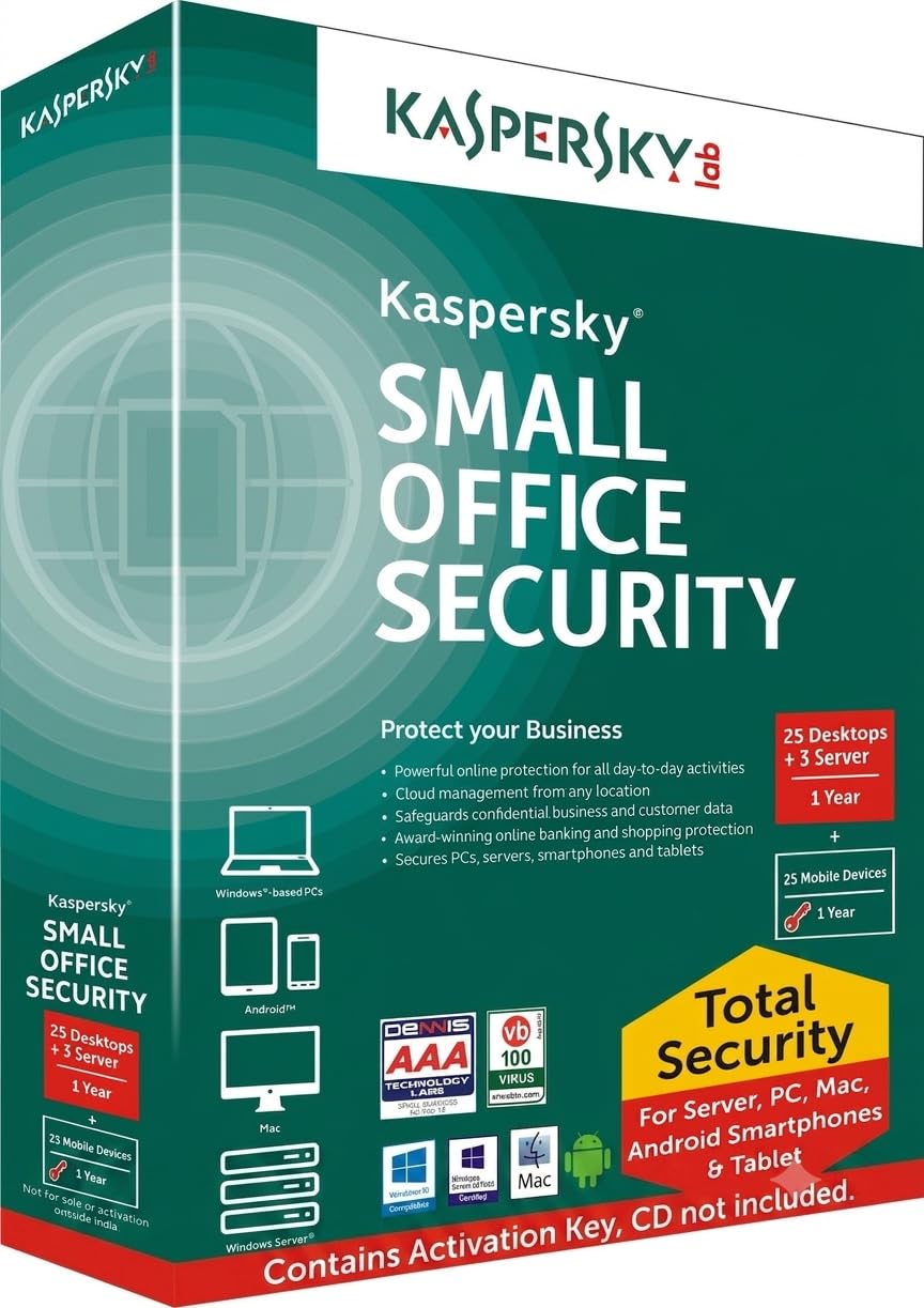 Kaspersky Small Office Security Latest Version- 25 PCs + 3 File Server + 25 Mobile Devices 1 Year (CD)-image-44