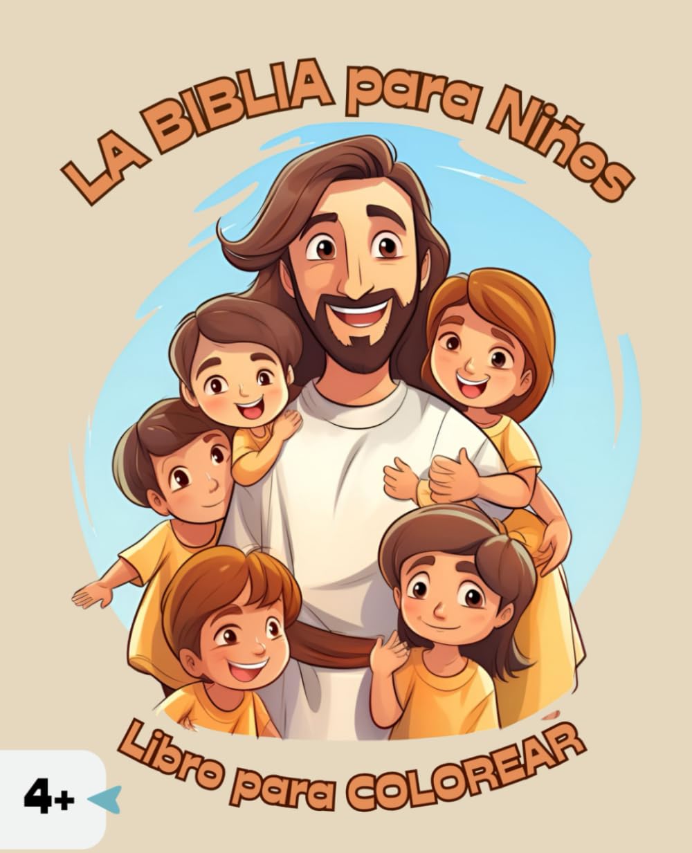 La Biblia para Niños, Libro para Colorear: Versículos de la Biblia en Español con Ilustraciones para Colorear