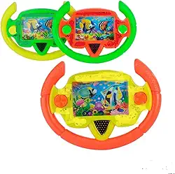 Brinquedo Fundo do Mar 15cm Portátil – Jogo de Água Educativo Infantil em Formato de Videogame – Brinquedo Divertido e Interativo para Crianças, Coordenação Motora e Foco