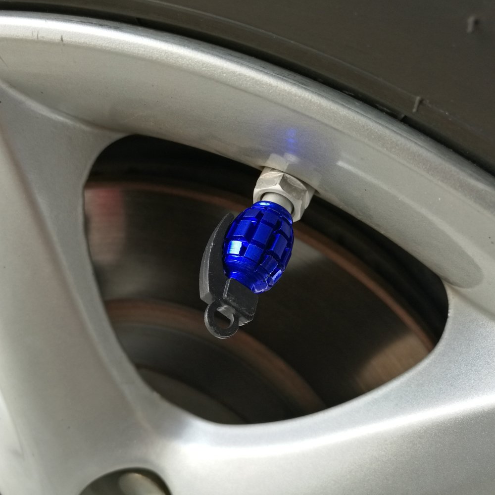 Tappi universali per valvole pneumatici per auto,16mm,lega