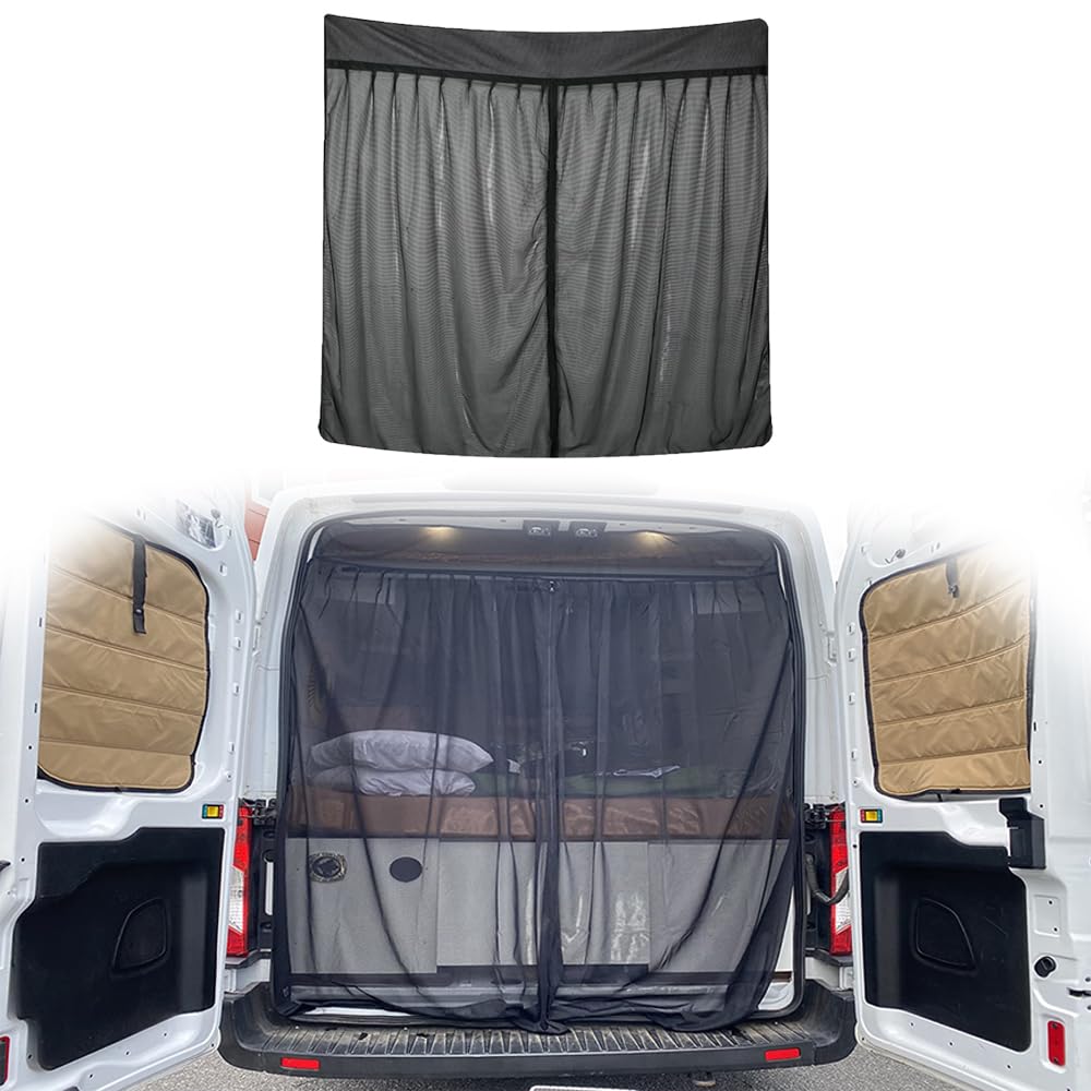 moustiquaire magnétique pour Ford Transit Custom & Campervans, hayon arrière van, 135 x 145 cm