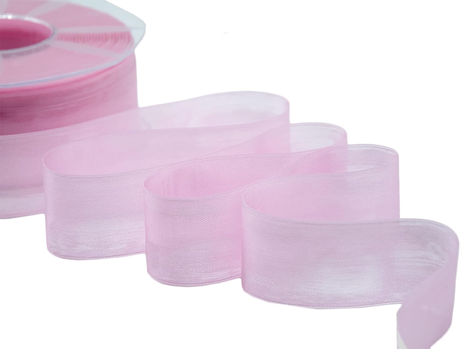 Bomboniere Furlanis Dubbel satijnen lint, Italiaanse stof, melk, 3 mm x 100 m | KNUTSELSPEELGOED