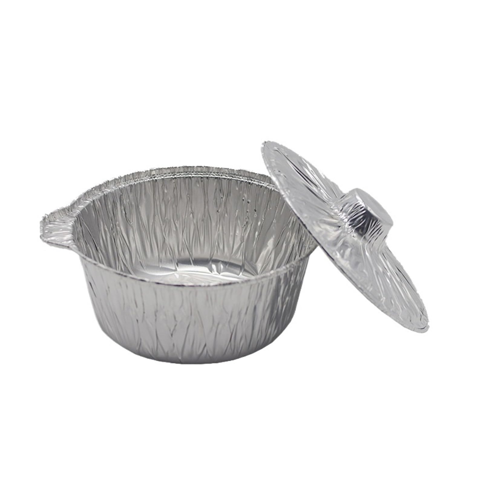 Pentole in foglio di alluminio da 10 pezzi Per Cucina | Utensili monouso for pentole calde, picnic, campeggio, senza lavare(1000ml)